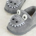 thumbnail image 4 of Kids Boys Girls Cute Cartoon Gator?Slippers?Winter Warm?Furry Animal House Shoes?Toddler?Indoor Bedroom Shoe, 4 of 7
