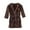 Brown, variant on ZACPNCV Girls Fleece Robe Boys Hooded Bathrobe Soft Flannel Robe For Kids Orange 3-12 Years