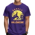 thumbnail image 2 of NH2 Creative Dachshund Halloween Shirt, Funny Weiner Dog T-Shirt for Women Men, Happy Halloweenie Tee, 2 of 4