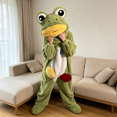 thumbnail image 3 of Funny Cartoon Coral Fleece Women’s Onesie Thickened Lazy Style Hoodless Jumpsuit Sleepwear, Soft Plush Polyester One‑Piece Pajama for Spring Autumn Winter Home Loungewear, 3 of 5