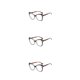 thumbnail image 3 of Jumpingount Gafas de ojo de gato Gafas con estampado de leopardo Gafas sin receta Gafas anti luz azul Gafas sin maquillaje Negro Type1 NO1, 3 of 6