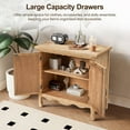 thumbnail image 2 of May in Color 2-Door Storage Cabinet, Accent Buffet Sideboard Cabinet, for Hallway, Dining Room, Living Room, Entryway, Natural, 2 of 9
