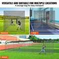 thumbnail image 6 of Professional 55FT Baseball Batting Netting, Heavy Duty Softball Hitting Training Net, Portable Pitching Cage with Door & Carry Bag (NET ONLY), 6 of 7