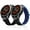 DackBlack+NewMidnightBlue, variant on 22mm Quick Fit Nylon Bands Compatible with Garmin Fenix 8 47mm/Fenix 7/6/5, Approach S62/S60/S70 47mm, Solo Loop Sport Strap for Epix 2/Epix Pro 47mm/Descent G2/G1