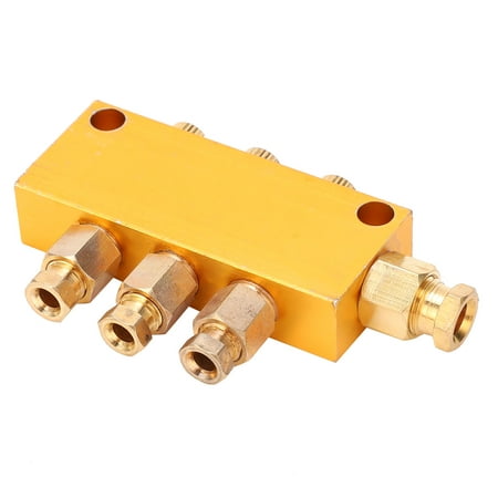 

Oil Divider Oil Distributor Distribute Evenly Compact Structure Wear Resistance For CNC Machine For Production Lines 1 In 3 Out