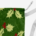 thumbnail image 3 of Simply Daisy Allover Holly 28 x 36 in Dark Green Laundry Bag, 3 of 3