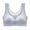 Grey, variant on Sngxgn Strappy Sports Bra for Women Padded High Impact Push Up Running Sports Bra Workout Top Yoga Bra(Grey,XL)