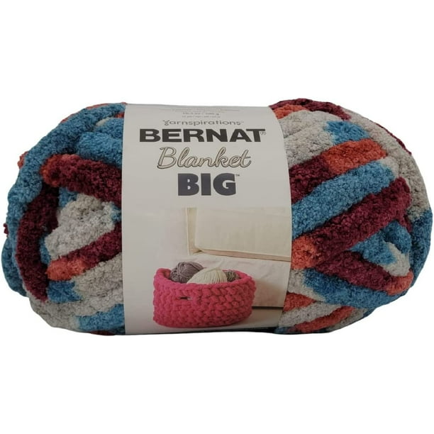 Bernat Blanket Big Weight 7 Jumbo! 10.6 oz Big Ball Blue Rust