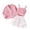 j-893Pink401, variant on HAYIMI Girls Long Sleeve Jacket Vest Pleated Skirt Three Piece Outfit Sets For Toddler Kids Versatile Clothes Sets