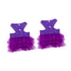 thumbnail image 2 of 2 vestidos para perros, ropa de fiesta, accesorios para fotos, disfraz para perros pequeños, gatos y mascotas. Violeta, 2 of 9