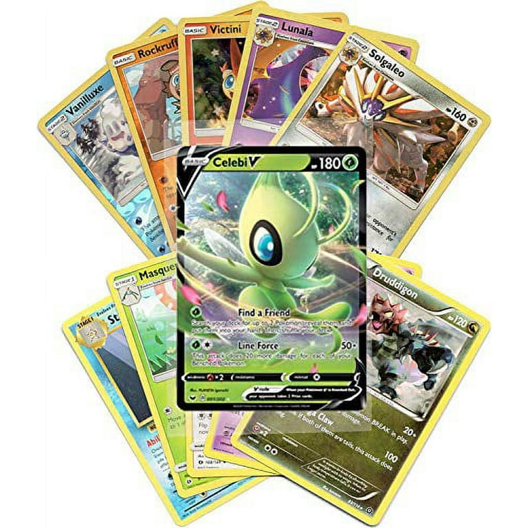 Pokemon, 50 Card Assorted Lot, Includes 1 V Card, 5 Holo or