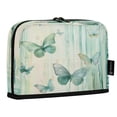 thumbnail image 2 of Wobogo Light Green Butterfly Large Capacity Durable Zippered Pencil Case Portable Stationery Storage Organizer Bag for Study Office Travel, 2 of 7