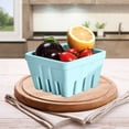 thumbnail image 6 of Amacok Fruit Basket Plastic Fruit Basket Fruit Bowl Square Fruit Baskets Bowls for Kitchen Easy to Clean Fruit Dish Fruit Tray, 6 of 6