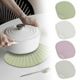 thumbnail image 2 of Shell Style Silicone Placemats Set of 4 â Heat Resistant & Non- Dining Table Mats, Kitchen Tableware for Home, Anti-Scald Waterproof Placemats for Indoor/Outdoor Use (7 Inch), 2 of 6