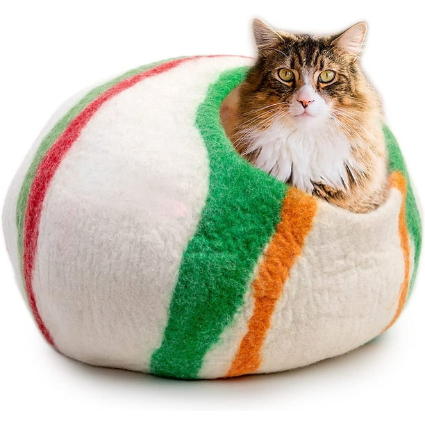 Merino wool cheap cat cave