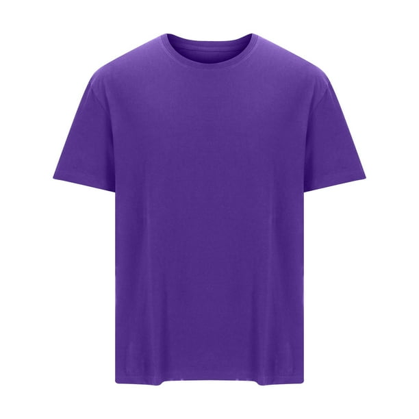 pstuiky Camisas casuales de manga corta para hombre, Camiseta informal de verano holgada de manga corta con cuello redondo para hombre camisas casuales para hombre xxxl