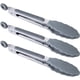 thumbnail image 2 of Pinzas para alimentos de cocina - Mini pinzas para servir de silicona de 7" - Juego de 3 Adepaton WMYD-12-3, 2 of 7