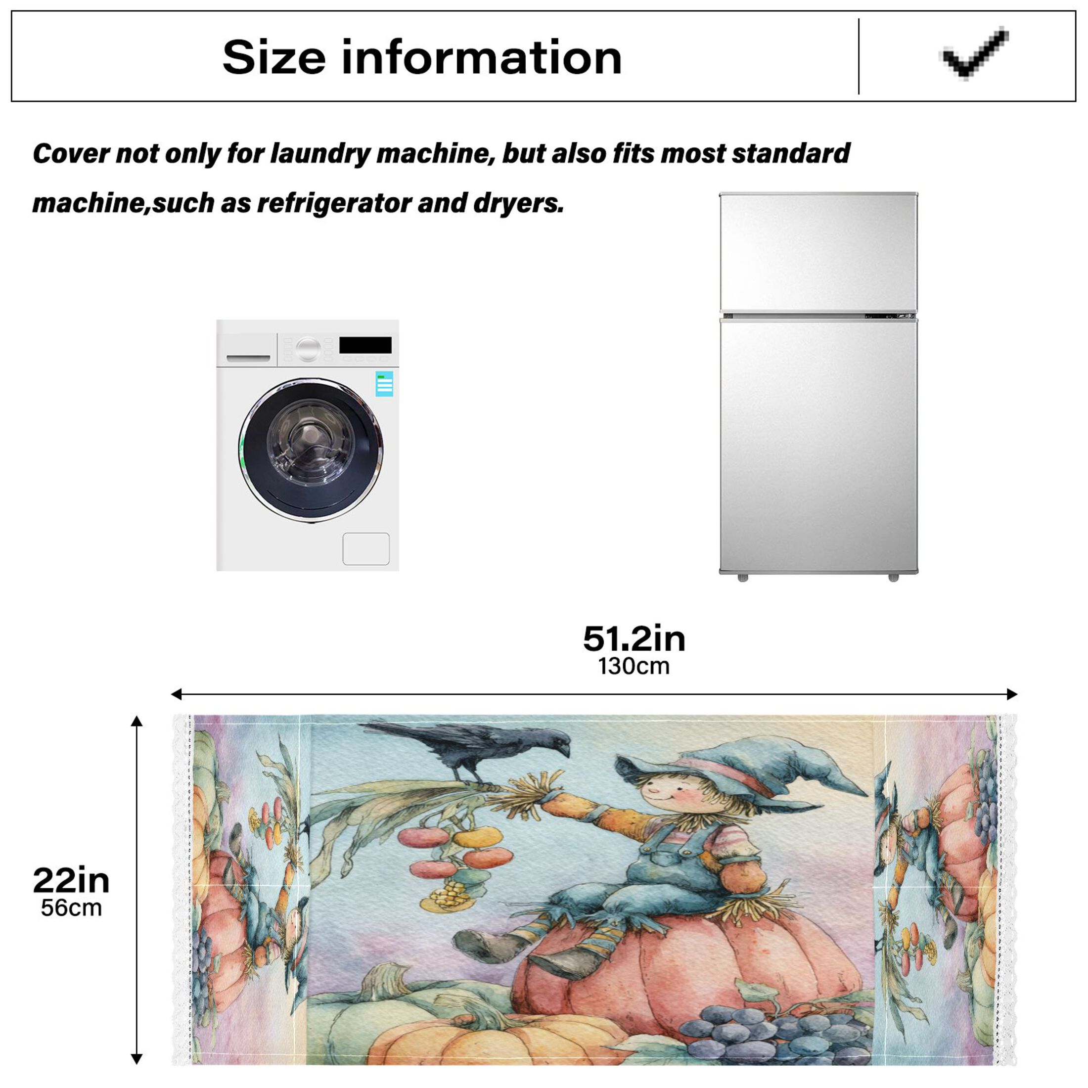 DEIARA Scarecrow Washing Machine Cloth Dryer Refrigerator Top Cover Protective Non-Slip Mat For Kitchen Laundry