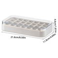 thumbnail image 4 of Molde de esfera de cubitos de hielo Cateissary HA063057-01B cuadrado blanco, 4 of 6