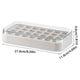 thumbnail image 4 of Molde de esfera de cubitos de hielo Cateissary HA063057-01B cuadrado blanco, 4 of 6