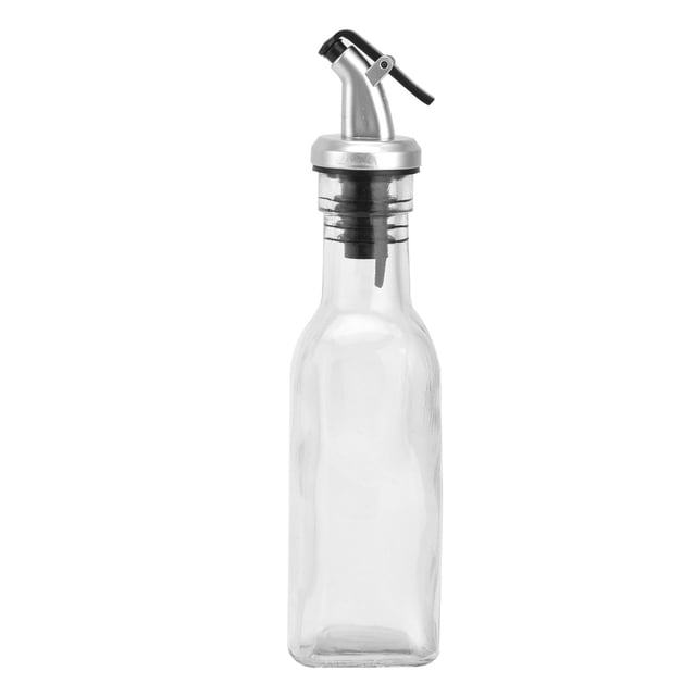 Dispensador de aceite de vidrio y plástico pintado con aerosol, botella para salsa de soja, vinagre, vino de cocina
