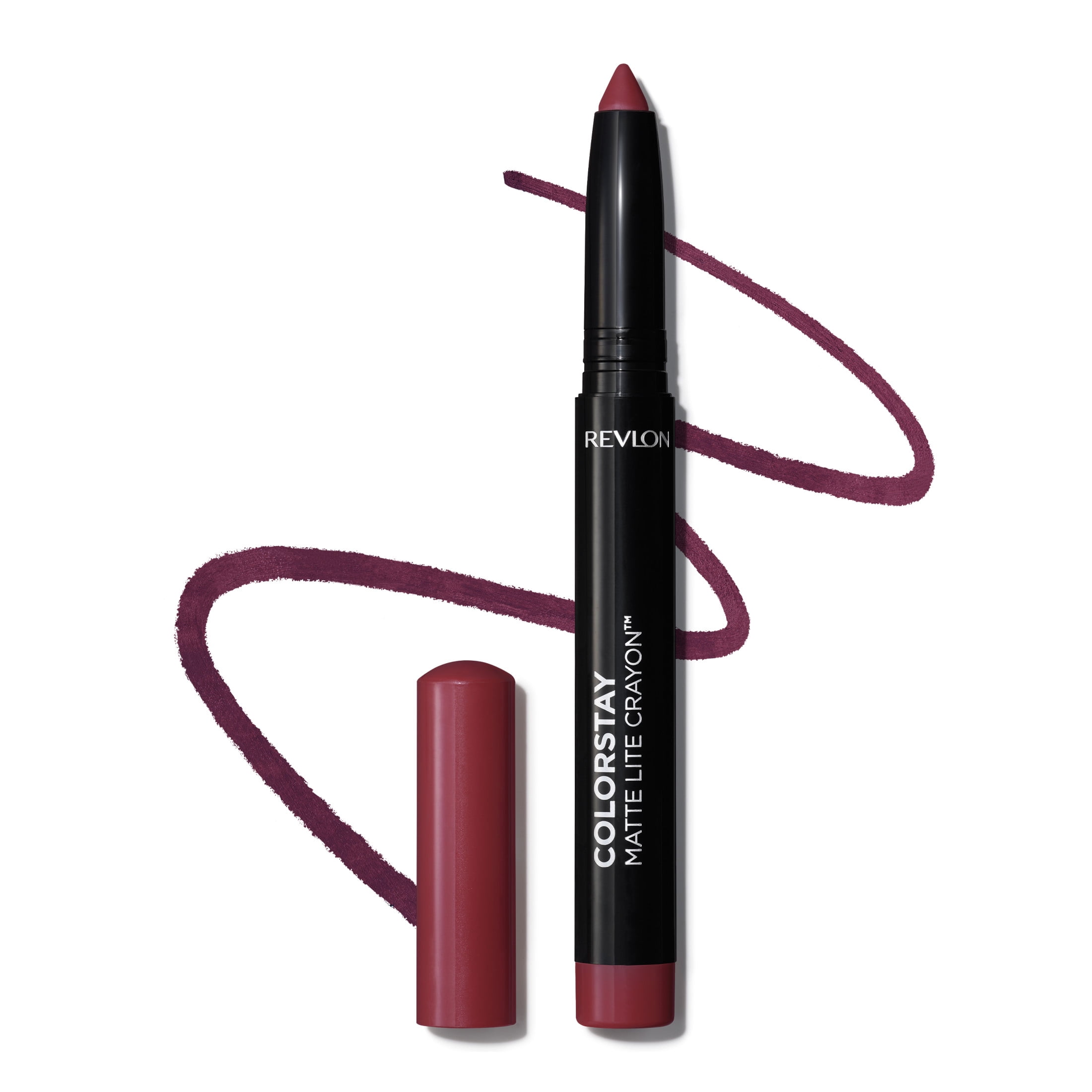 (2 pack) Revlon ColorStay Matte Lite Lip-Crayon, 012 On Cloud Wine, 0.049 oz
