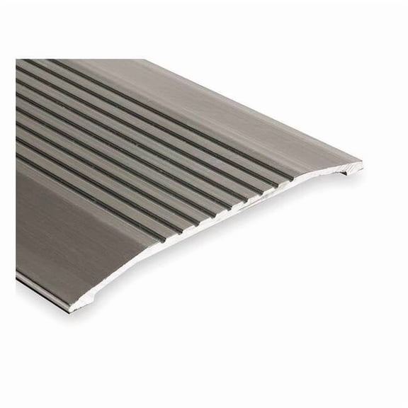 National Guard Saddle Threshold,Fluted Top,4 ft.,Alum 427-4
