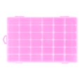 thumbnail image 1 of PENGXIANG Adjustable 36 Compartment Plastic Storage Box Jewelry Earring Case Bead Organizer Case （Pink）, 1 of 6