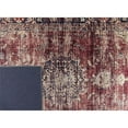 thumbnail image 5 of Pemberly Row Red Distressed Washable 5 ft. x 7 ft. Fabric Area Rug, 5 of 8