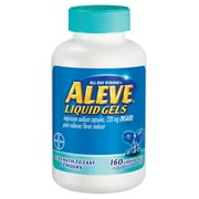 Aleve Liquid Gels Naproxen Sodium Capsules, 220 mg (NSAID) Pain Reliever/Fever Reducer