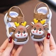 thumbnail image 6 of WAYUTE Girls Sandals Breathable Lightweight Non Soft Sole Walking Shoes for Toddler Kids Fashion Footwear Summer Outdoor, 6 of 7
