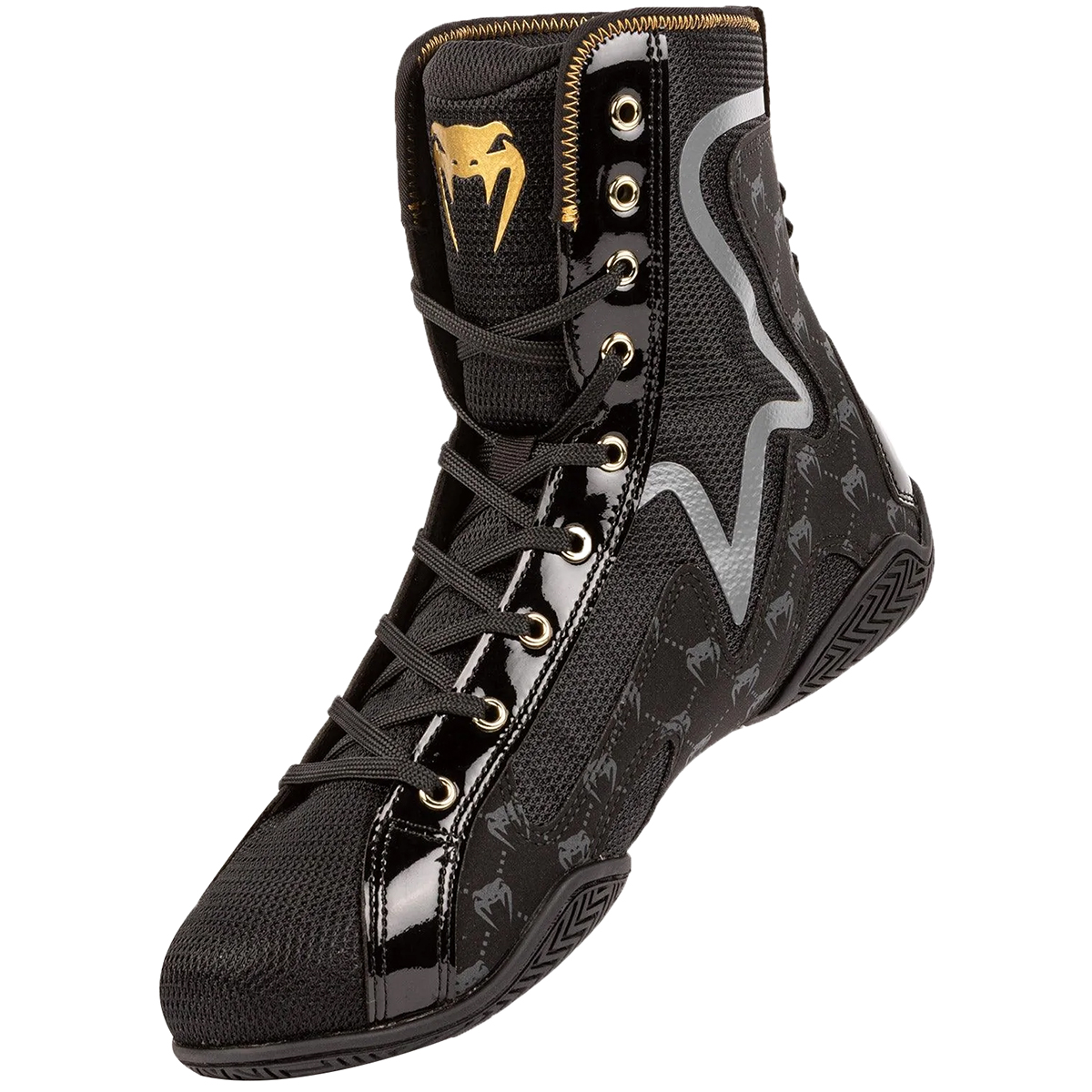 Venum Elite Evo Monogram Boxing Shoes - 6 - Black - image 2 of 6