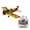 PZL-106, variant on MinimumRC PZL-106 RC Agricultural Airplane 4 Channel 2.4GHz Gyro Stabilized RC Aircraft 320mm Wingspan Fixed Wing Plane Toy Gift with Water Landing, Lightweight Foam(Left-Hand Throttle)