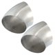 thumbnail image 1 of 2 Piezas De Codo De Escape De Acero Inoxidable 45 Grados 4.5 Pulgadas Unique Bargains, 1 of 7