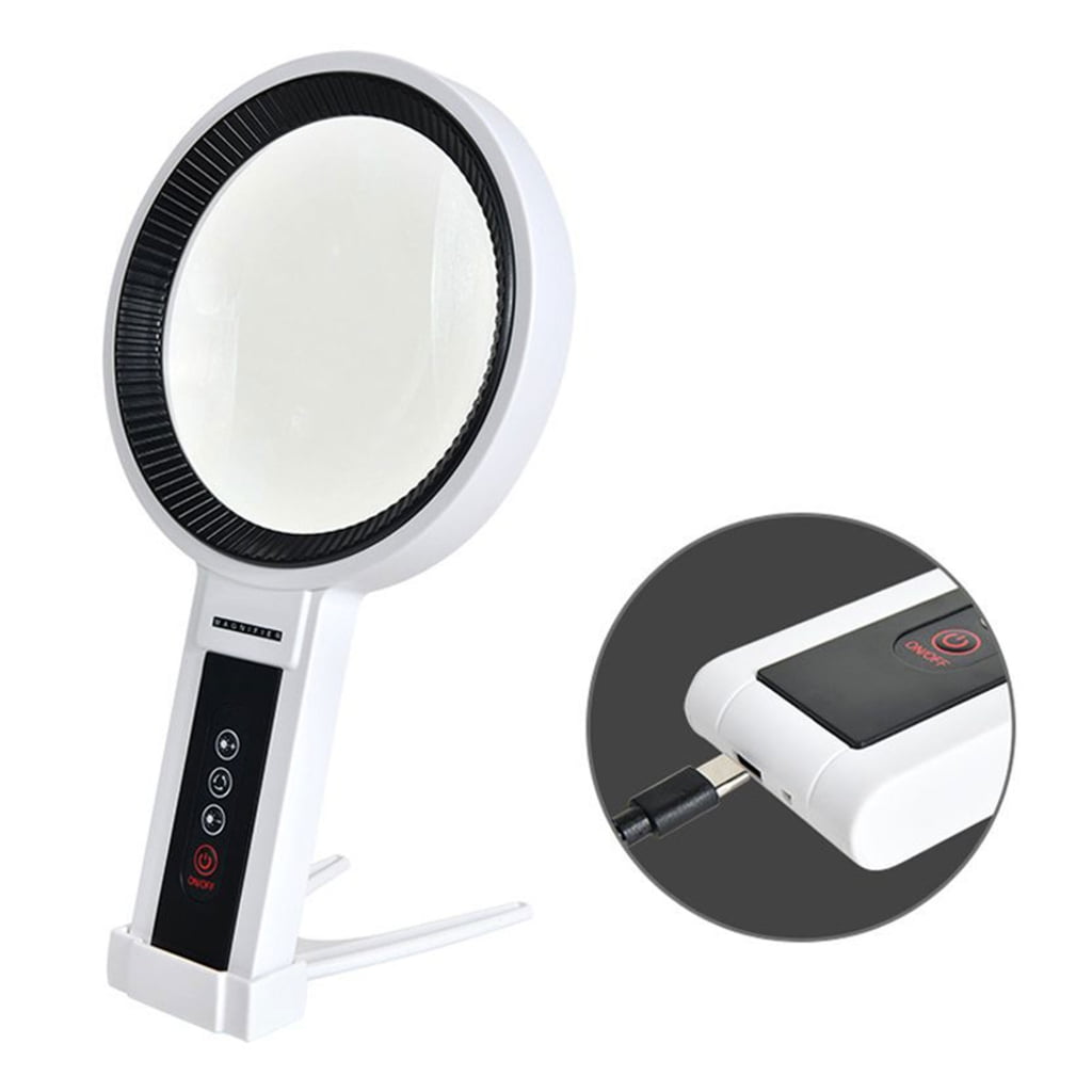 MOMOJIA Optical Lens Handheld Magnifying Glass for Precisions Tasks and Repair