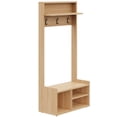 thumbnail image 6 of Nexera Porto Modern Entryway Hall Tree, Natural Blonde Oak, 6 of 8