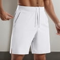 thumbnail image 2 of ibiyuan Running Shorts for Men Mens Shorts Casual Gym Shorts Chinos Short Baggy Elastic High Waisted Sweat Shorts Men Drawstring Straight-Fit Mens Golf Shorts Summer Beach Golf Shorts, 2 of 5