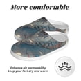 thumbnail image 6 of Xecao Cool Cloud White Dragon Print Cotton Slippers Fuzzy Warm Cozy Slippers Non Slip House Slippers For Indoor Outdoor Cotton Slippers House Slippers-35/36, 6 of 7