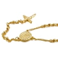 thumbnail image 4 of 2X Acero Inoxidable Colgante Collar Oro Jesus Cristo Crucifijo Cruzar Rosario Retro 23 Pulgada Cadena Hombre,Mujer, 4 of 5