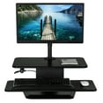 thumbnail image 2 of Mount-It! Sit Stand Workstation Standing Desk Converter With Monitor Mount Combo, Ergonomic Height Adjustable Tabletop Desk(MI-7913), 2 of 9