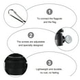 Plastic Flag Rings Flag Holder Ring 4 Pcs Flagpole Rings Fasteners Flags Mounting Clip ...