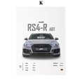 thumbnail image 3 of Cuadro sobre lienzo para pared con diseño de coche de lujo R8 RS7 RS5 PS6 PS4 RSQ8, póster nórdico e impresión de imágenes para pared, decoración del hogar para sala de estar, 3 of 5