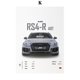 thumbnail image 3 of Cuadro sobre lienzo para pared con diseño de coche de lujo R8 RS7 RS5 PS6 PS4 RSQ8, póster nórdico e impresión de imágenes para pared, decoración del hogar para sala de estar, 3 of 5