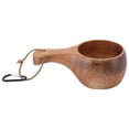 thumbnail image 2 of Taza de madera para campamento diseño de cordón de taza de madera de estilo nórdico gran regalo textura Natural portátil hecho a mano para el hogar Camping senderismo ANGGREK Otros, 2 of 8