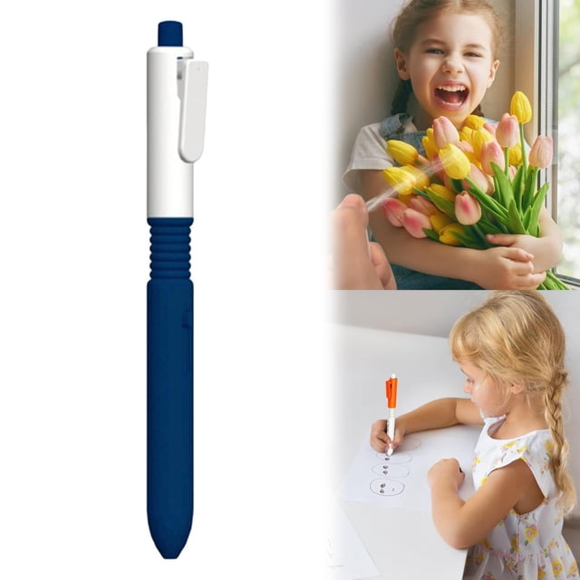 Water Pen Pens School With Water Spray Function Stress Interactive Toy Pen Lightweight Ballpoint Pen Ergonomic Handle & Casing Large Capacity In Black 1ml