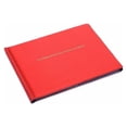 thumbnail image 1 of ziyahi 240 Unités Album de Pièces de Monnaie Collection de Timbres Livre de Rangement de Notes Décoration Maison Argent Imperméable PVC Cadeaux de Collection Rouge, 1 of 8