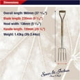 thumbnail image 5 of Spear & Jackson Traditional Stainless Steel Border Fork, Durable Heavy Duty Garden Tool, Ideal for Aerating Weeding and Digging, Comfortable Wooden Handle, 5 of 5