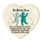 thumbnail image 2 of Heart-shaped Sea Glass Friendship Decoration Handmade Sea Glass Ornaments Eternal Friendship Heart Souvenir, 2 of 8