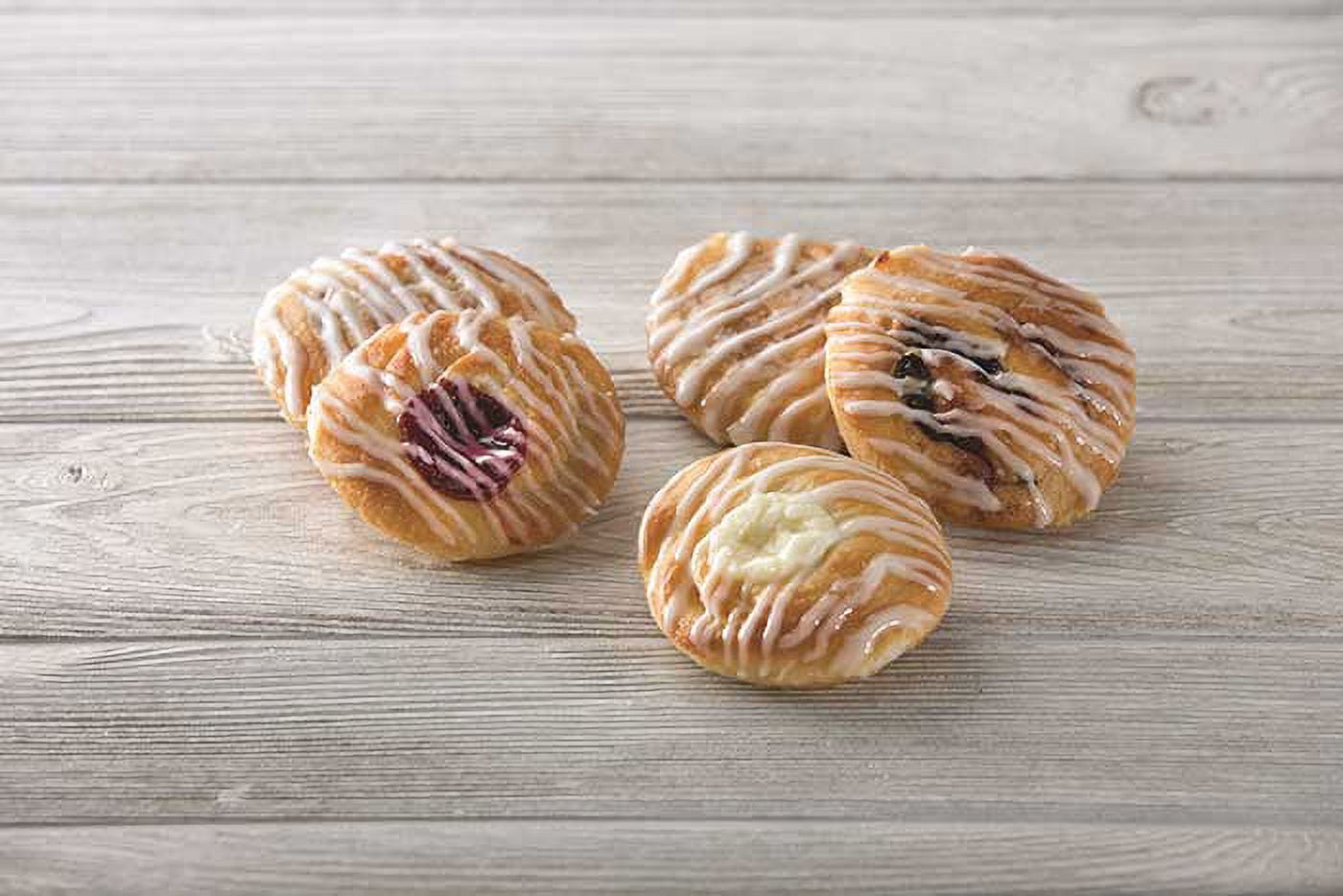 Chef Pierre Demi Danish Variety Pack, 50 Count for Breakroom