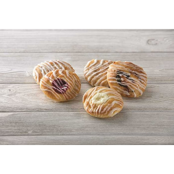 Chef Pierre Demi Danish Variety Pack, 50 Count for Breakroom